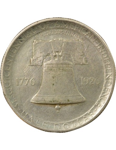 Etats Unis d'Amérique 50 Ans de l'Indépendance 1/2 Dollar Argent 1926 Philadelphie