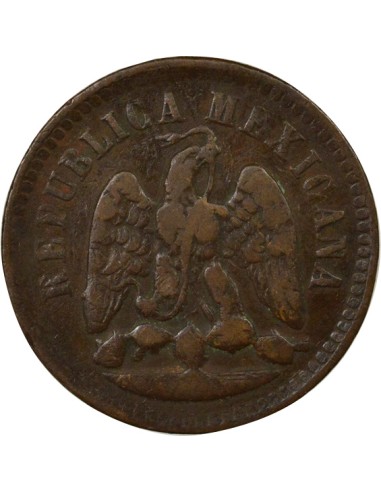 Mexique 1 centavo Cuivre 1889 Mo Mexico City