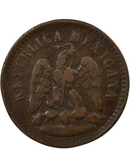 Mexique 1 centavo Cuivre 1889 Mo Mexico City