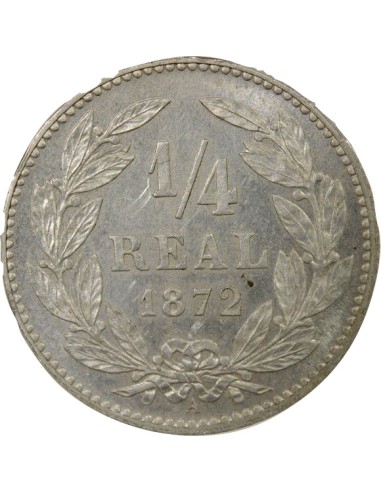 Honduras 1/4 real Aluminium 1872 A - Paris
