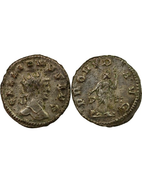 Rome Empire Gallien Providence 1 antoninien Billon 263-264 R Rome