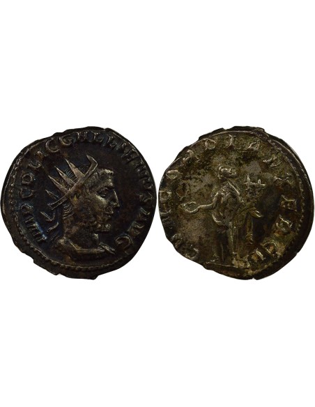 Rome Empire Gallien Concordia 1 antoninien Billon 253-254 R Rome