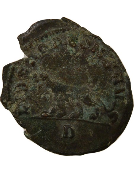 Rome Empire Gallien Panthère à gauche 1 antoninien Billon 267-268 R Rome