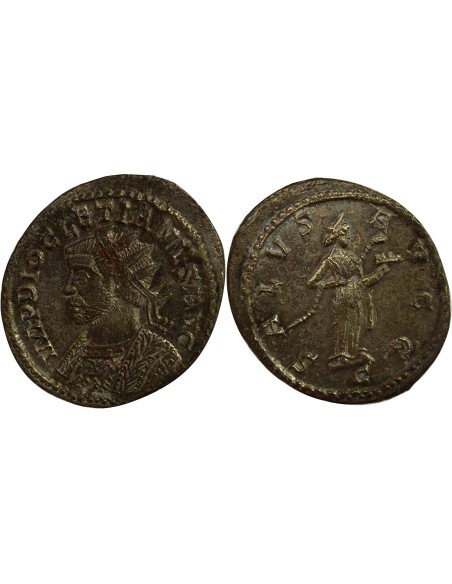 Rome Empire Dioclétien Salus 1 antoninien Billon 290-291 D Lyon
