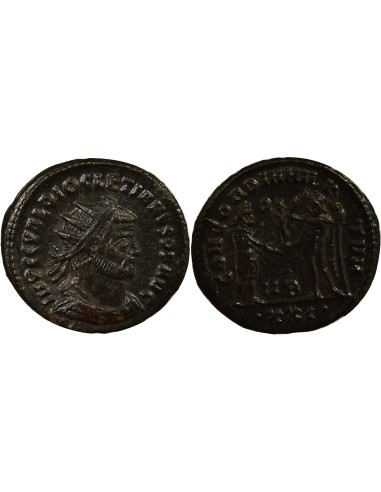 Rome Empire Dioclétien Concordia 1 antoninien Cuivre 295-296 Héraclée