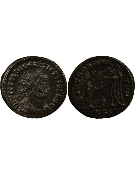 Rome Empire Dioclétien Concordia 1 antoninien Cuivre 295-296 Héraclée