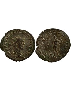Rome Empire Dioclétien Jupiter Protecteur 1 antoninien Billon 287-289 D Lyon
