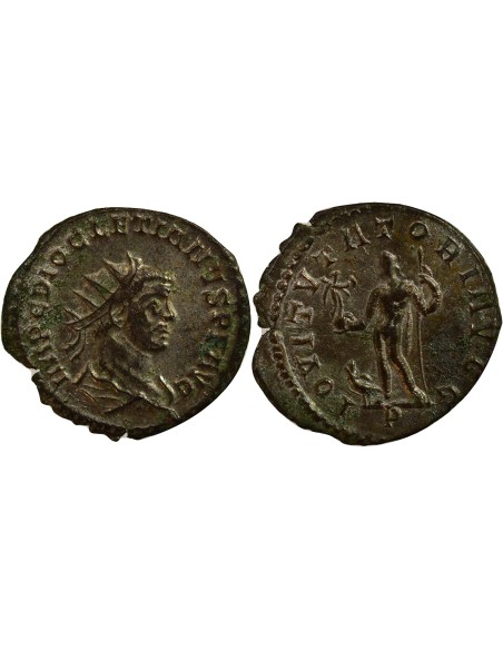 Rome Empire Dioclétien Jupiter Protecteur 1 antoninien Billon 287-289 D Lyon