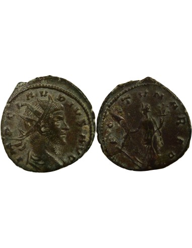 Rome Empire Claude II le Gothique Fortuna 1 antoninien Billon 269 Siscia
