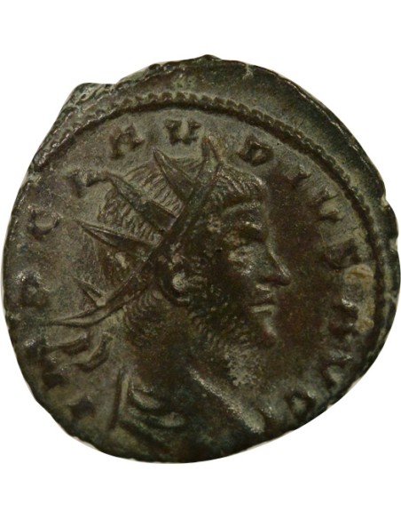 Rome Empire Claude II le Gothique Fortuna 1 antoninien Billon 269 Siscia