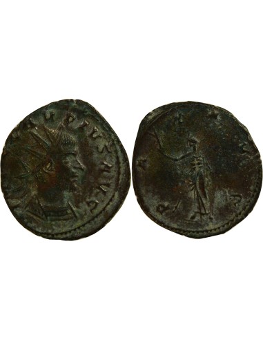 Rome Empire Claude II le Gothique Pax 1 antoninien Billon 269 Siscia