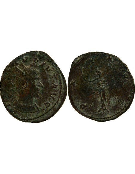 Rome Empire Claude II le Gothique Pax 1 antoninien Billon 269 Siscia