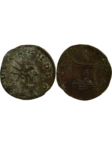 Rome Empire Claude II le Gothique à l'Autel 1 antoninien Billon 270 R Rome