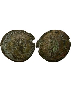 Empire des Gaules Victorin l'Equité  1 antoninien Billon 269 Cologne