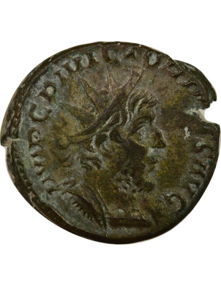 Empire des Gaules Victorin l'Equité  1 antoninien Billon 269 Cologne