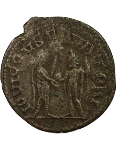 Rome Empire Gallien Empereur & Jupiter 1 antoninien Billon 259