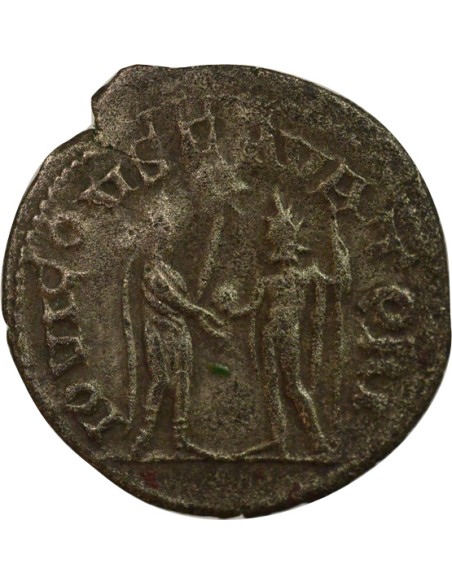 Rome Empire Gallien Empereur & Jupiter 1 antoninien Billon 259