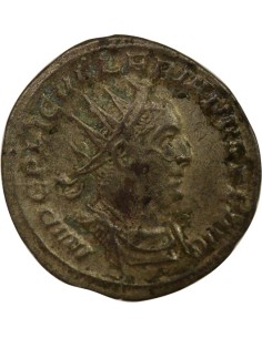 Rome Empire Valérien Ier Virtus 1 antoninien Billon 253-254 R Rome 2