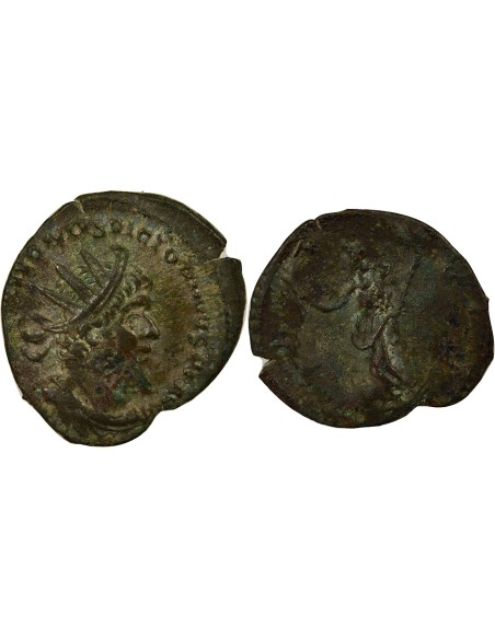 Empire des Gaules Victorin Pax 1 antoninien Billon 269 Trèves