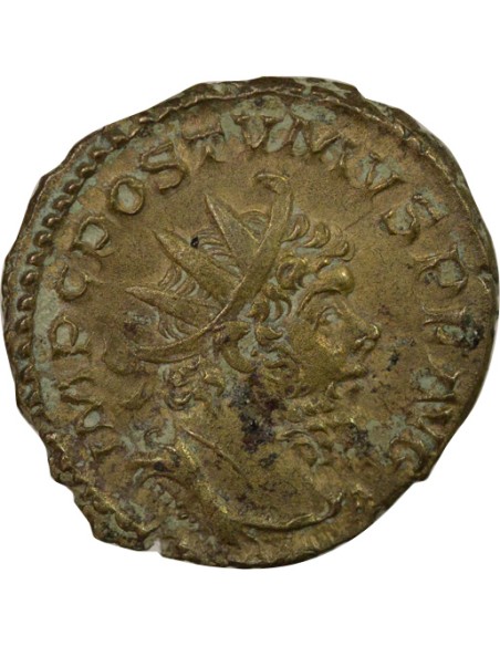Empire des Gaules Postume Jupiter 1 antoninien Billon 268 Trèves
