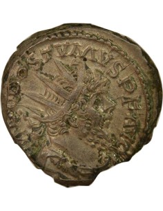 Empire des Gaules Postume Pax 1 antoninien Billon 268 Trèves 2