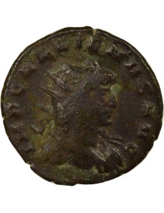 Rome Empire Gallien Pax 1 antoninien Billon 262 M Milan 2