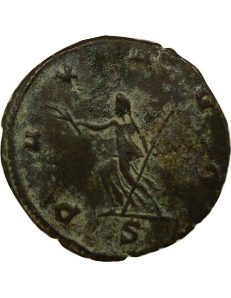 Rome Empire Gallien Pax 1 antoninien Billon 262 M Milan