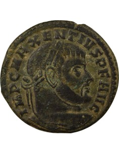 Rome Empire Maxence Temple Hexastyle 1 ae Cuivre 307-310 Aquilée 2