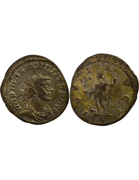 Rome Empire Maximien Hercule Jupiter & Aigle 1 antoninien Billon 290-291 D Lyon
