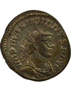 Rome Empire Maximien Hercule Jupiter & Aigle 1 antoninien Billon 290-291 D Lyon 2