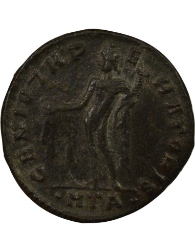 Rome Empire Galère Génie debout 1 ae Cuivre 309-310 Héraclée