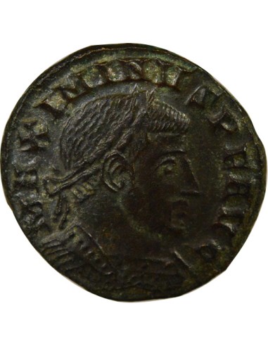 Rome Empire Maximin II Daia Sol Invincible 1 nummus Cuivre 313 Ticinum