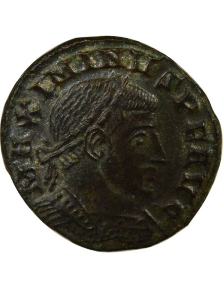 Rome Empire Maximin II Daia Sol Invincible 1 nummus Cuivre 313 Ticinum
