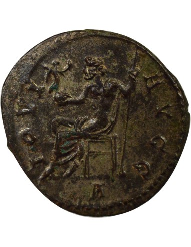 Rome Empire Maximien Hercule Jupiter assis 1 antoninien Billon 292 D Lyon