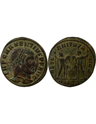 Rome Empire Maxence Aeternitas 1 ae Cuivre 309-312 Ostie