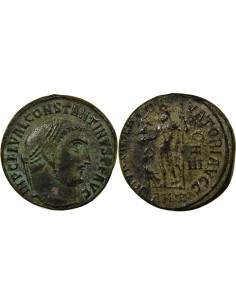 Rome Empire Constantin Ier Jupiter & Aigle 1 nummus Cuivre 313-314 Antioche