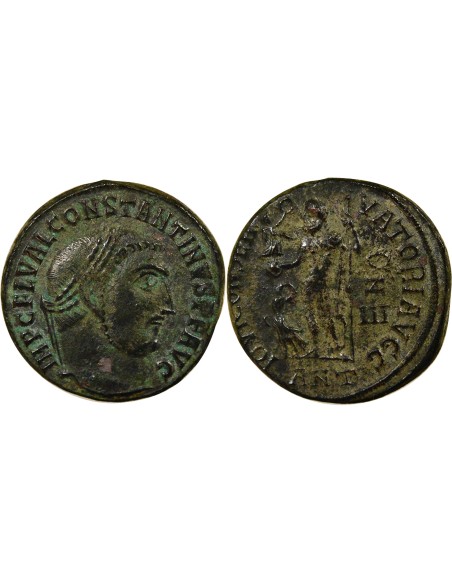 Rome Empire Constantin Ier Jupiter & Aigle 1 nummus Cuivre 313-314 Antioche