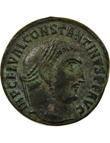 Rome Empire Constantin Ier Jupiter & Aigle 1 nummus Cuivre 313-314 Antioche