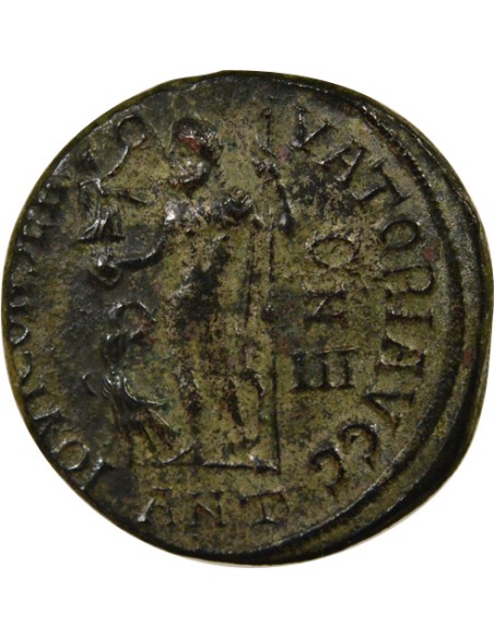 Rome Empire Constantin Ier Jupiter & Aigle 1 nummus Cuivre 313-314 Antioche