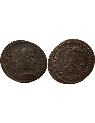 Rome Empire Constantin Ier Victoire sur les Sarmates 1 nummus Cuivre 323 D Lyon