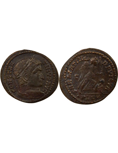 Rome Empire Constantin Ier Victoire sur les Sarmates 1 nummus Cuivre 323 D Lyon