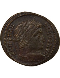 Rome Empire Constantin Ier Victoire sur les Sarmates 1 nummus Cuivre 323 D Lyon 2