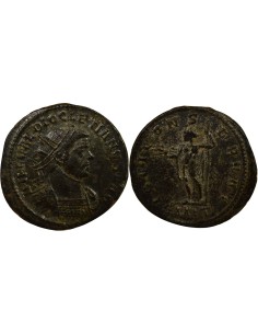 Rome Empire Dioclétien Jupiter 1 antoninien Billon 286-287 Ticinum