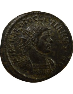 Rome Empire Dioclétien Jupiter 1 antoninien Billon 286-287 Ticinum 2