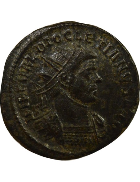 Rome Empire Dioclétien Jupiter 1 antoninien Billon 286-287 Ticinum