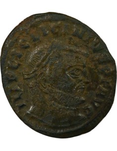 Rome Empire Licinius Ier Jupiter & Aigle 1 nummus Cuivre 313 Siscia 2