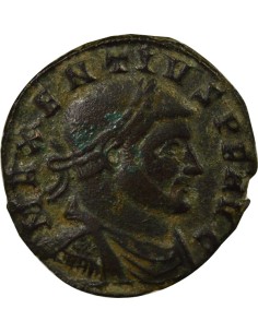 Rome Empire Maxence Temple Hexastyle 1 ae Cuivre 307-308 Ticinum 2