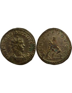 Rome Empire Maximien Hercule Lion de Némée 1 antoninien Billon 287-289 D Lyon