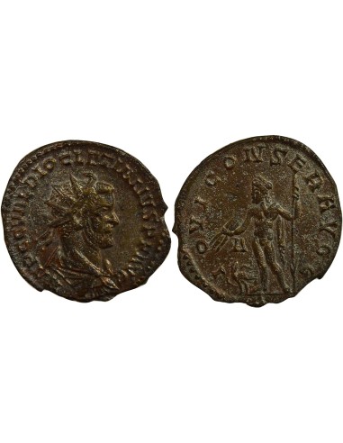 Rome Empire Dioclétien Jupiter 1 antoninien Billon 285-286 D Lyon