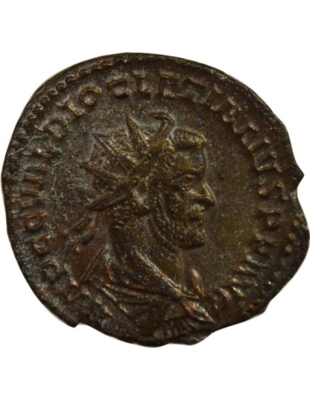 Rome Empire Dioclétien Jupiter 1 antoninien Billon 285-286 D Lyon